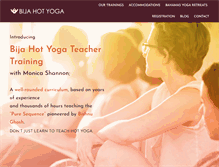 Tablet Screenshot of bijahotyoga.com